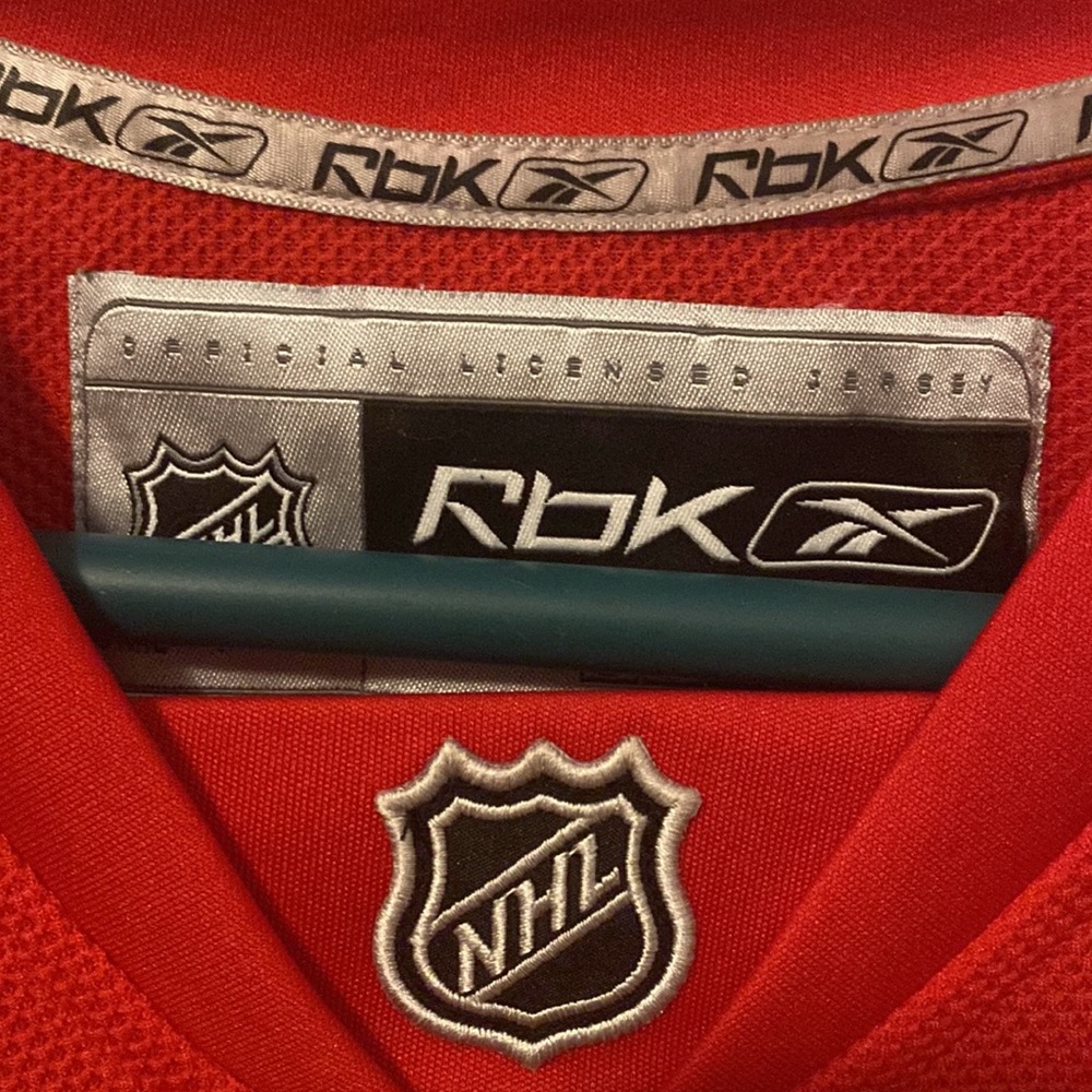 Authentic Reebok NHL Hockey Jersey Detroit Red Wings Team - Picture 3 of 5